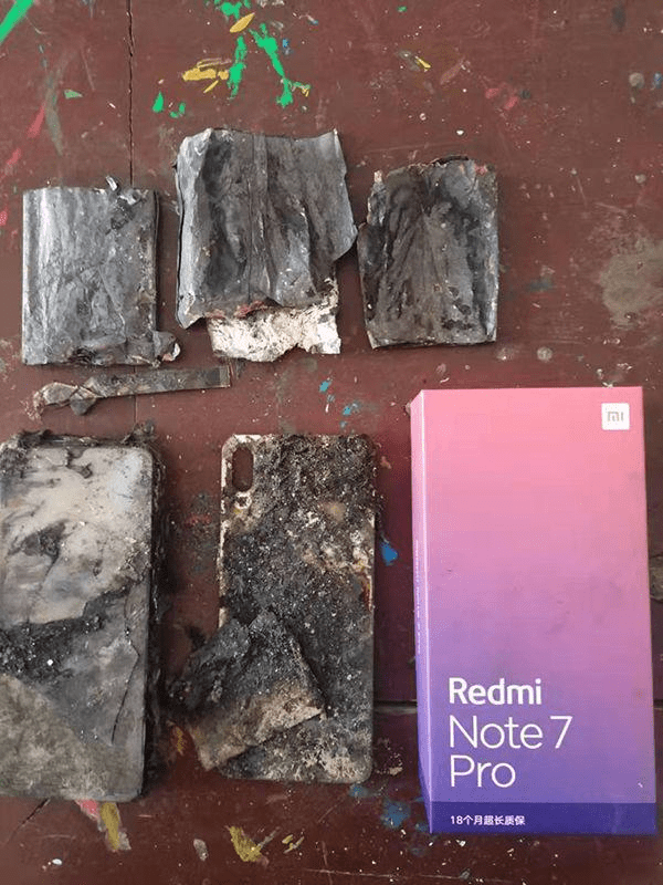 Redmi Note 7 goes into Flames