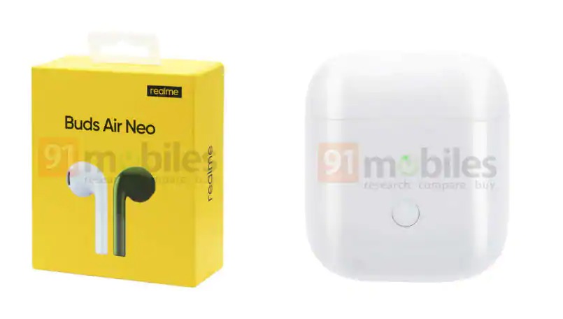 Realme Buds Air Neo Surfaced online reveals Specifications, features, price and Launch date confirmed