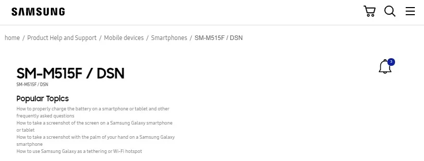 Samsung Galaxy M51 support page went live, Launch seems imminent