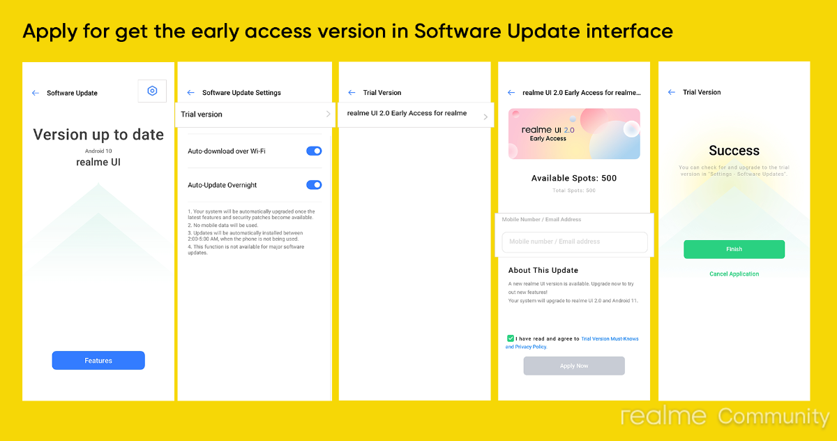 How to realme UI 2.0 Early Access: Application open for realme X50 Pro