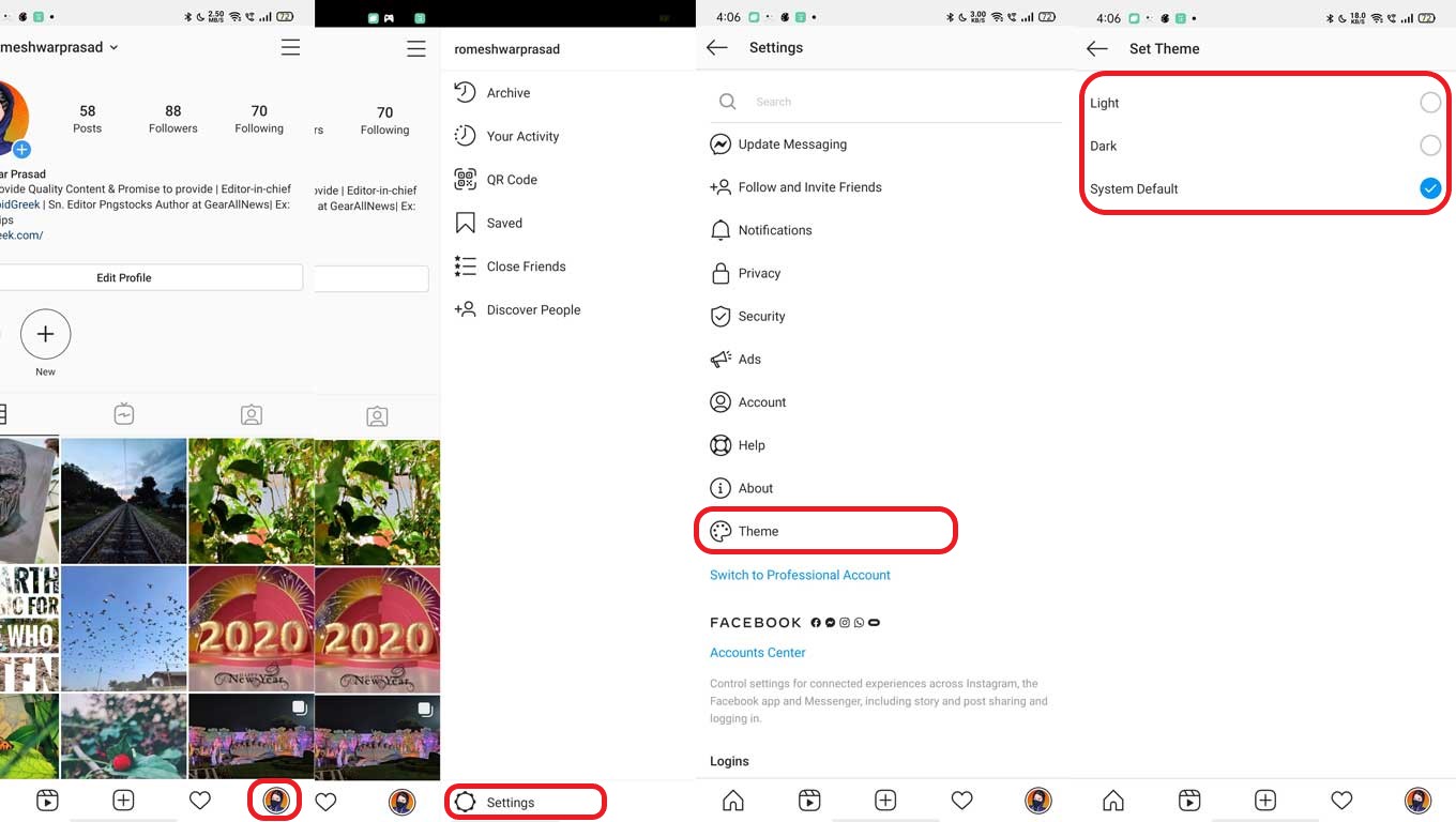 How to turn Instagram Dark mode on your smartphone - How to enable dark mode for Instagram on Android