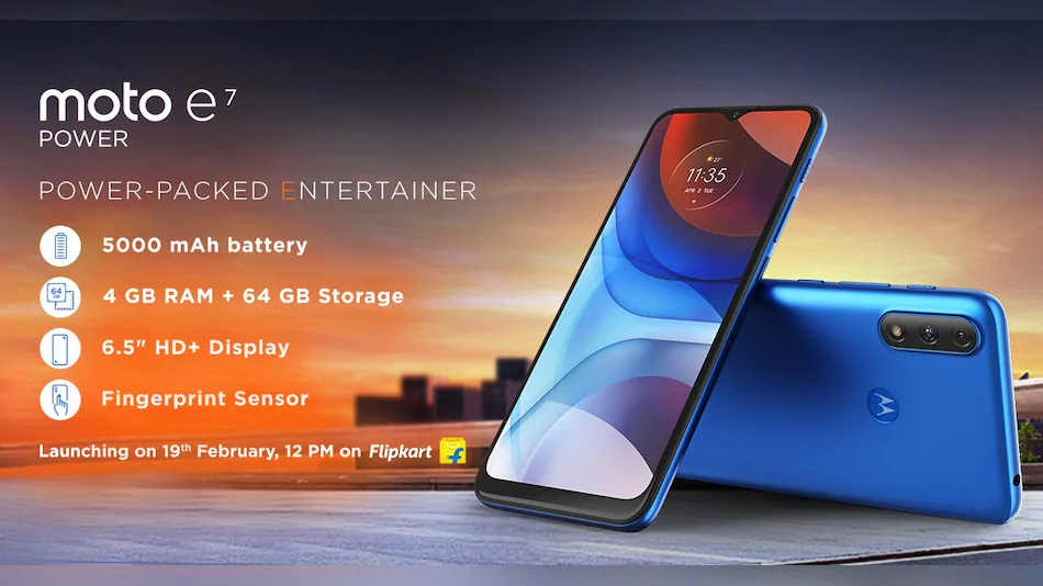 Moto E7 Power is confirmed to launch this February 19. Check out key specs.