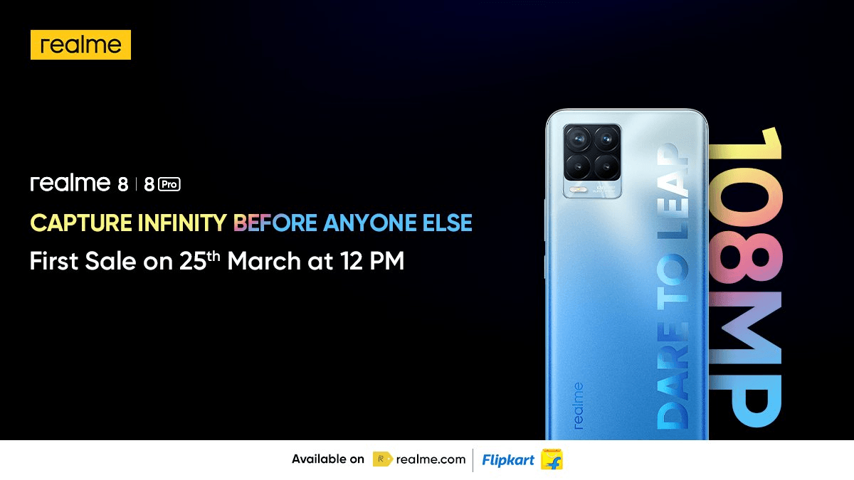 Realme 8 Series will launch on March 24 in India, Key Specs and price
