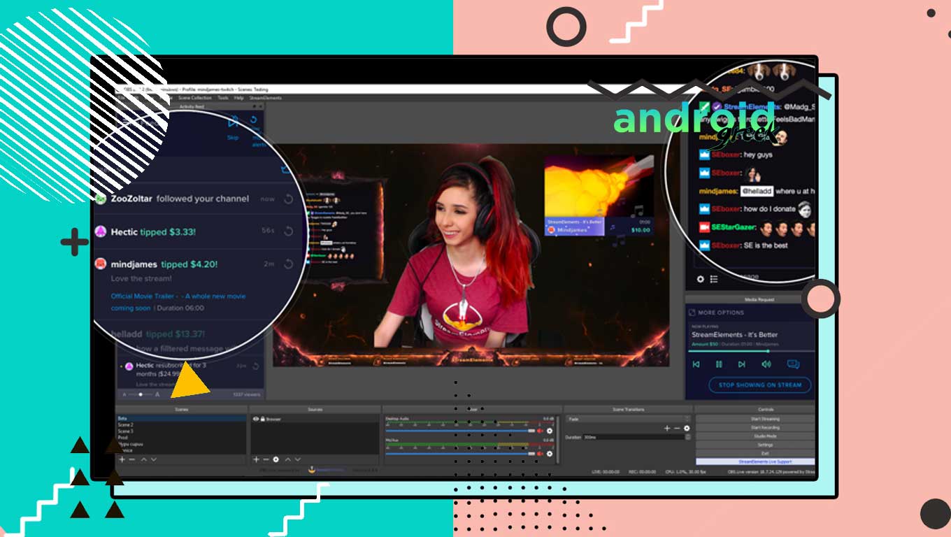 how to connect obs to twitch video