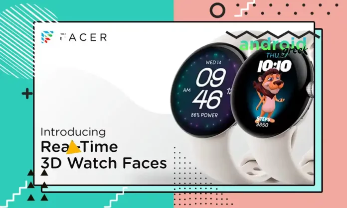 Facer 7.0 has been updated with a 3D watch face for WearOS Facer 7.0 has been updated with a 3D watch face for WearOS, compatible with Samsung Galaxy Watch 4/5, the Pixel Watch, and Fossil Gen 6.