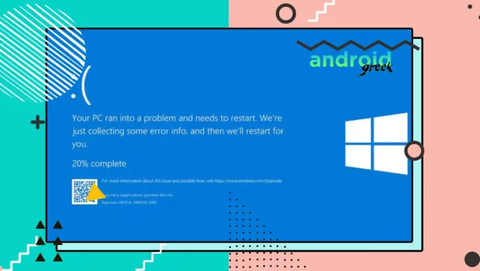 the Blue Screen of Death the Blue Screen of Death