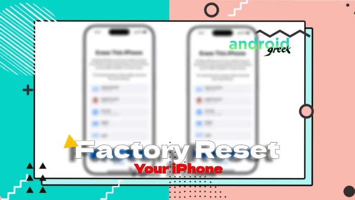 Factory Reset Factory Reset