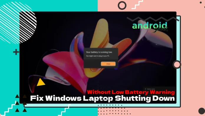 Shutting Down Low Battery Shutting Down Low Battery