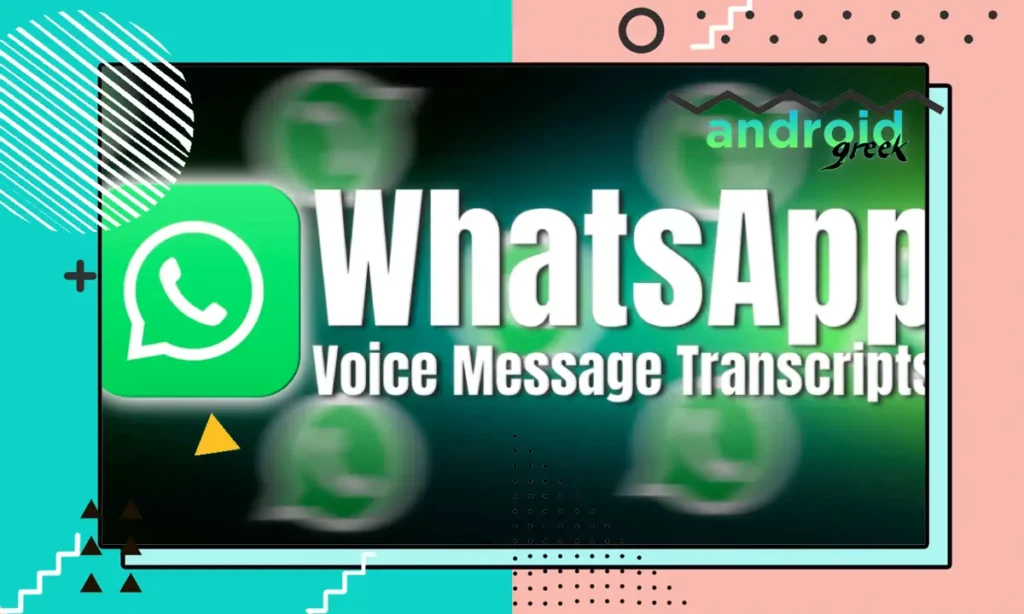 WhatsApp voice message transcripts